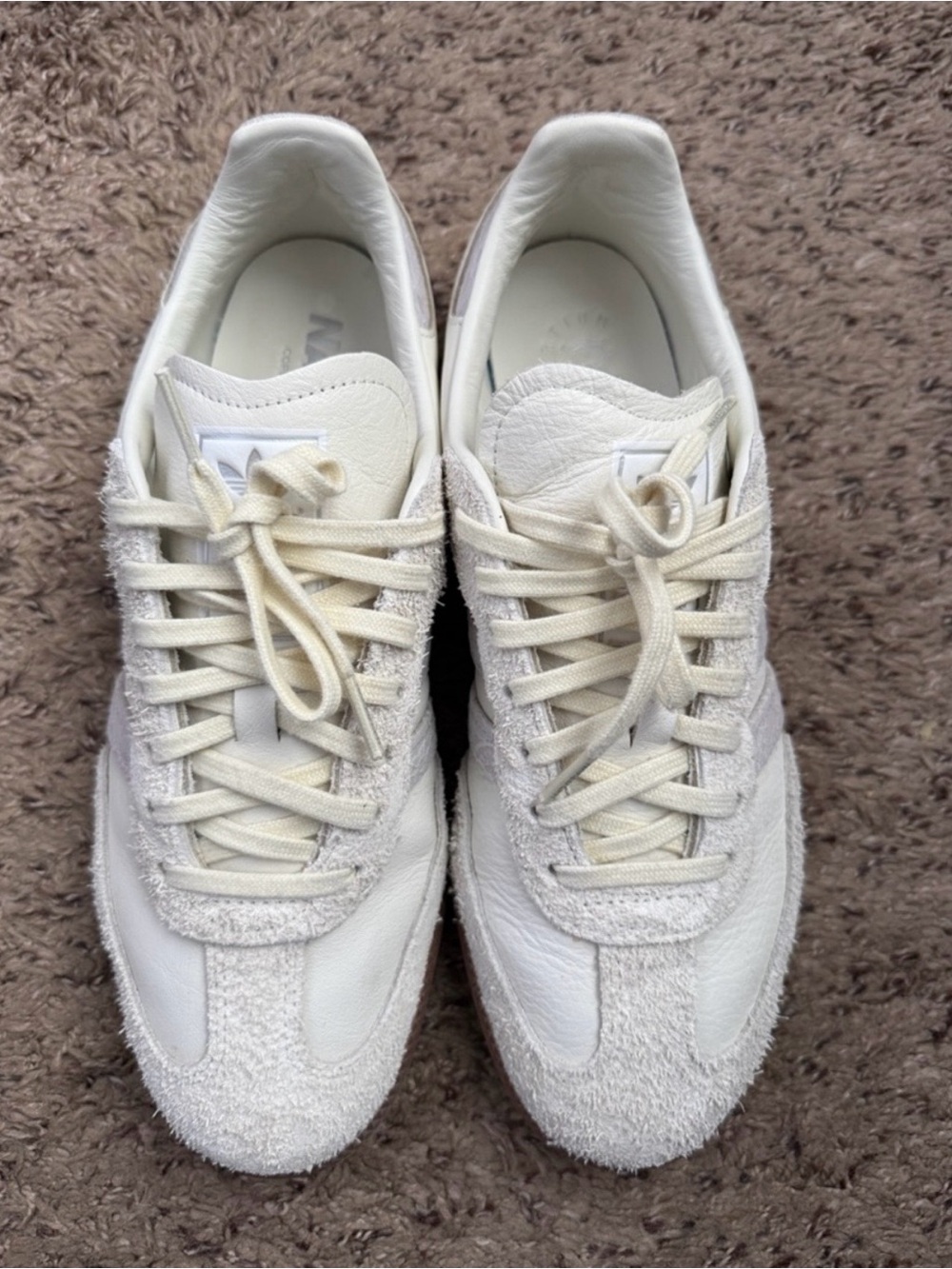 adidas x Naked Copenhagen Samba OG Lace Cream White Off White Sneaker JI3993 W10 - Picture 5 of 16
